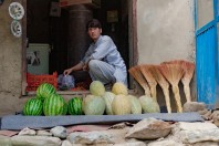 Selling watermelons, Paghman