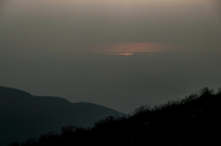 Lagoon Karavastasë and sea, view from the mountains