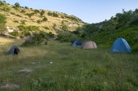 Camp site, Cajupit pass