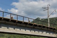 Horses on the railway, Ijevan