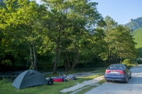 Camp near Treska river