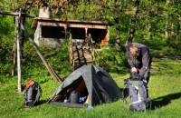 Camp in Eastern Rhodopes