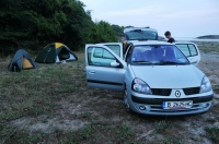 First camping, Arkutino beach