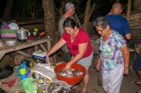 Preparation of dinner, Tarcoles