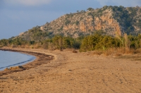 Pláž na poloostrově Messenia