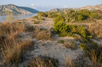 Pláž na poloostrově Messenia