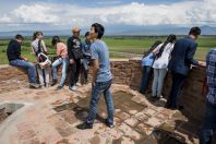 Visitors, Burana Tower, Tokmok