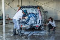 Car cleaning, Belovodskoe