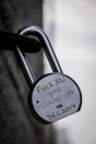 Lock on Brooklyn Bridge, NYC