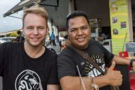 S taxikářem, Kuching