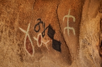 Indian petroglyphs, Joshua Tree NP