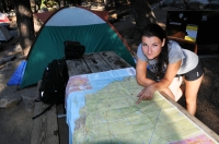 Camp in Sequoia NP