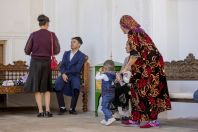 Modlení, Shah-i-Zinda, Samarkand