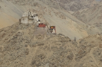 The ruined Royal Palace at Leh