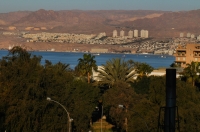 Eilat z Jordánska.