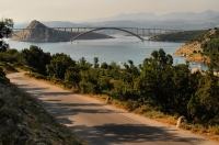Krk Bridge and Krk Channel 